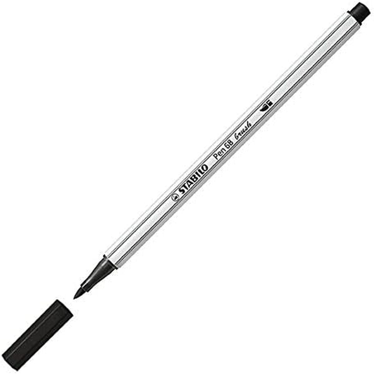 Set de Carioci Stabilo Pen 68 Brush 10 Piese Multicolor - Birou și papetărie, Pixuri, creioane și articole de scris