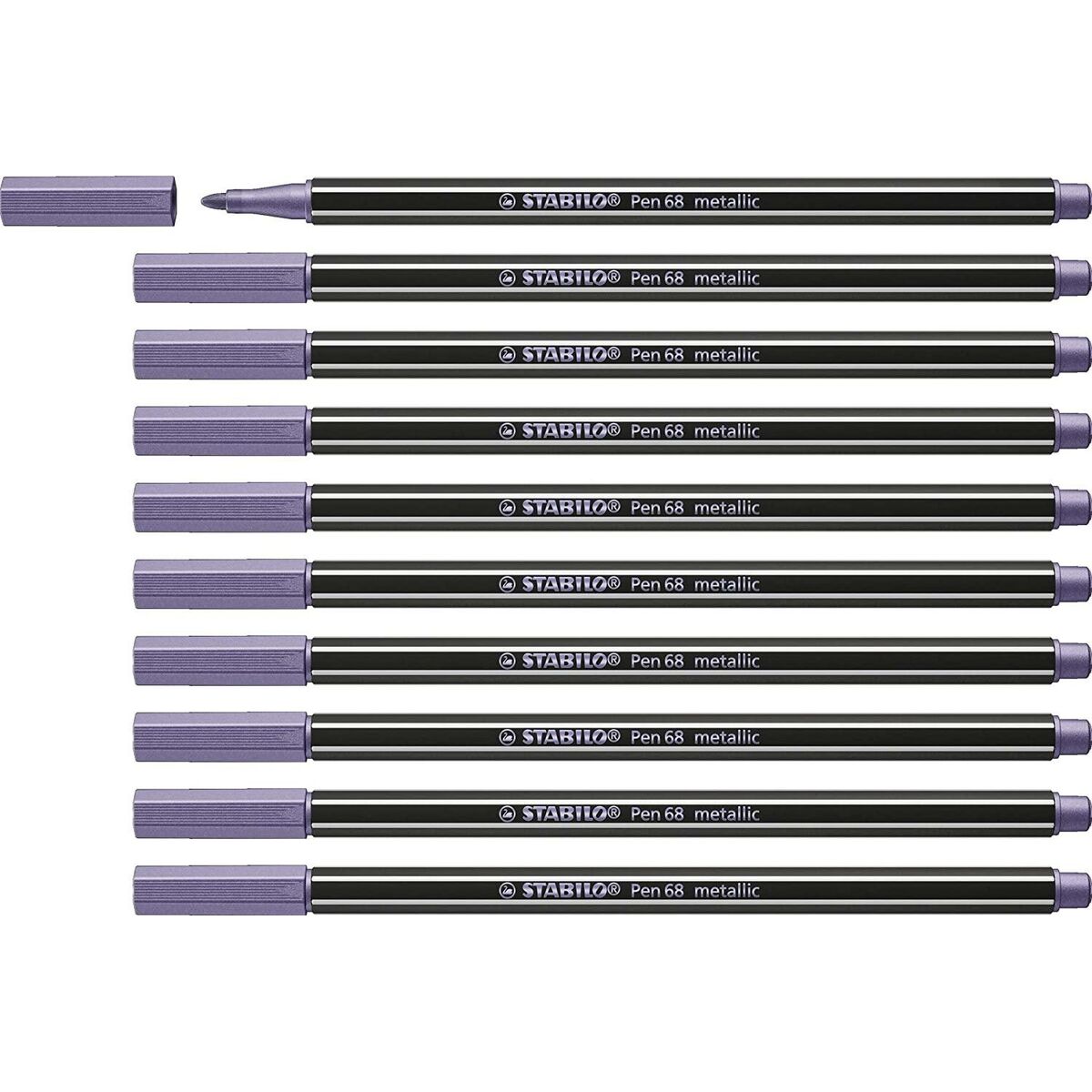 Carioci Stabilo Pen 68 metallic (10 Piese) - Birou și papetărie, Pixuri, creioane și articole de scris