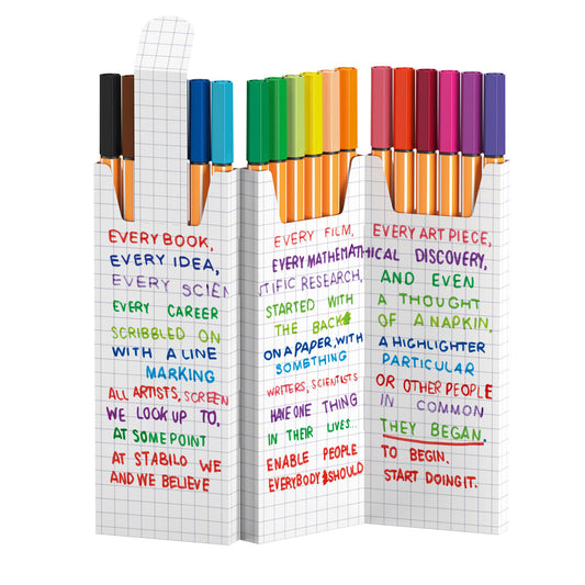 Carioci Stabilo Multicolor 18 Piese - Birou și papetărie, Pixuri, creioane și articole de scris