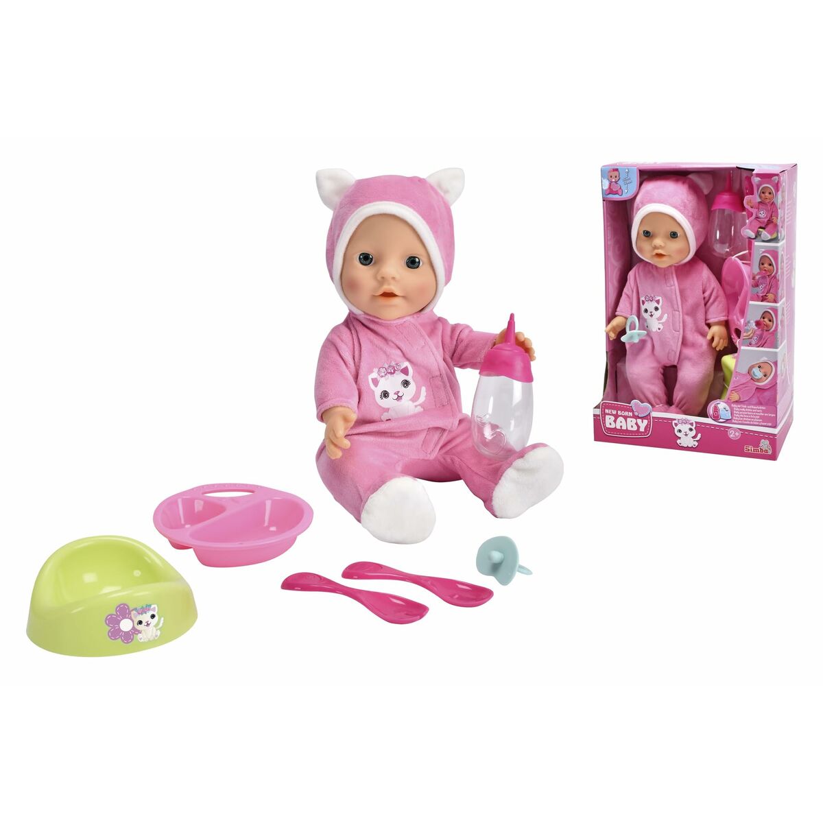 Păpușa New Born Baby Simba – Primul Tău Bebe de Îngrijit! - Jucarii si jocuri, Imitații de jocuri