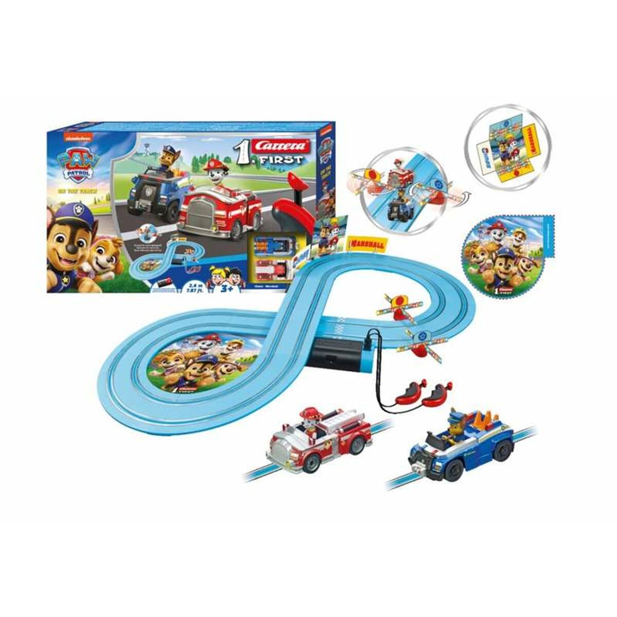 Pistă de Curse The Paw Patrol First race 2,4 m - Jucarii si jocuri, Vehicule