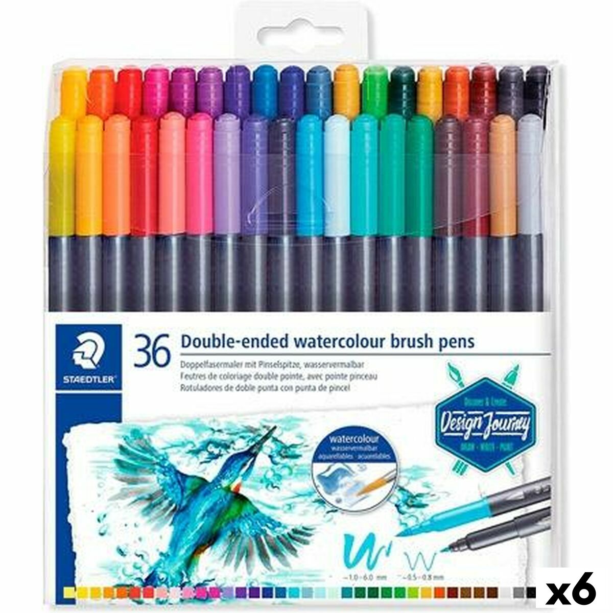 Set de Carioci Staedtler Design Journey (6 Piese) (6 Unități) - Birou și papetărie, Pixuri, creioane și articole de scris