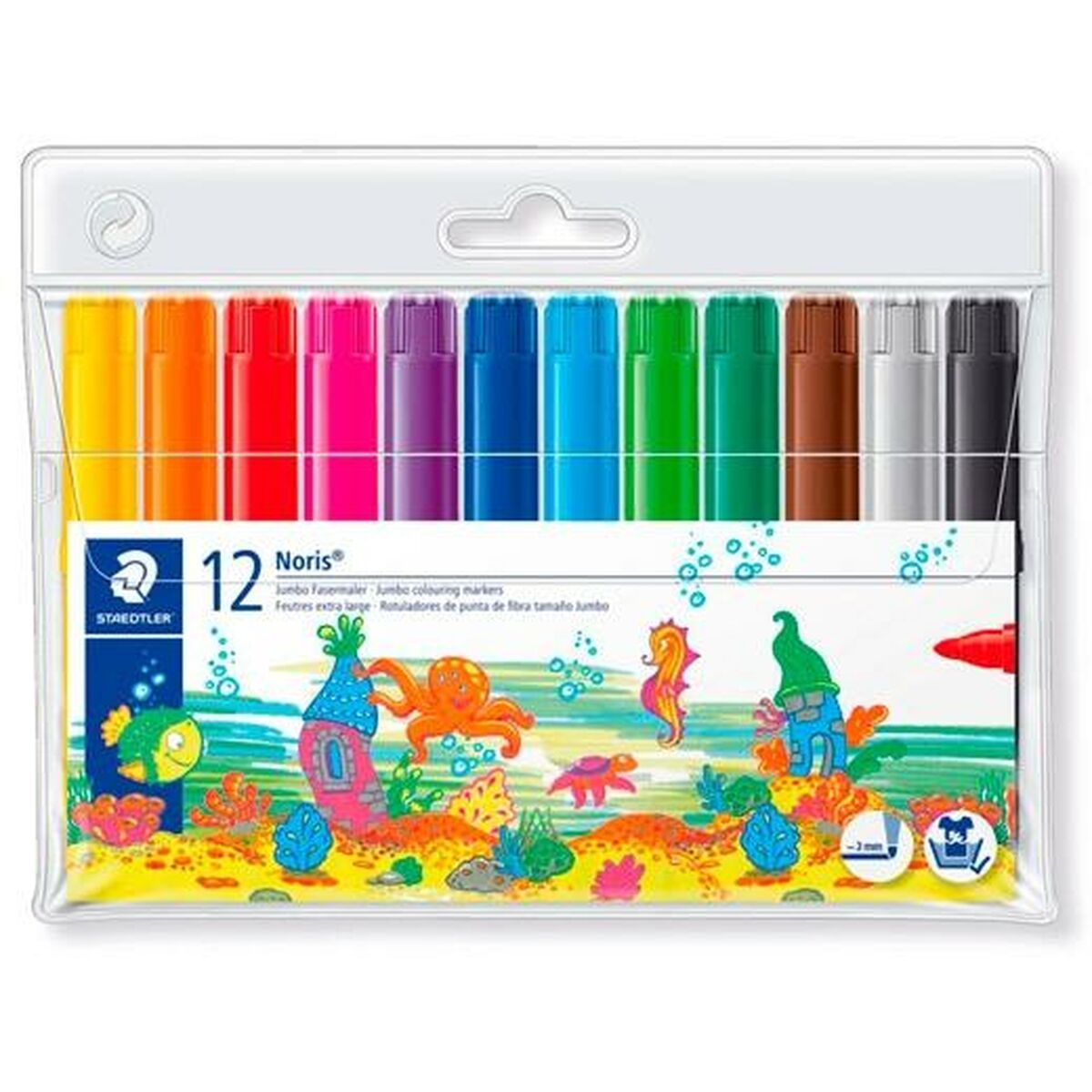Set de Carioci Staedtler Noris Club Multicolor (10 Unități) - Birou și papetărie, Pixuri, creioane și articole de scris