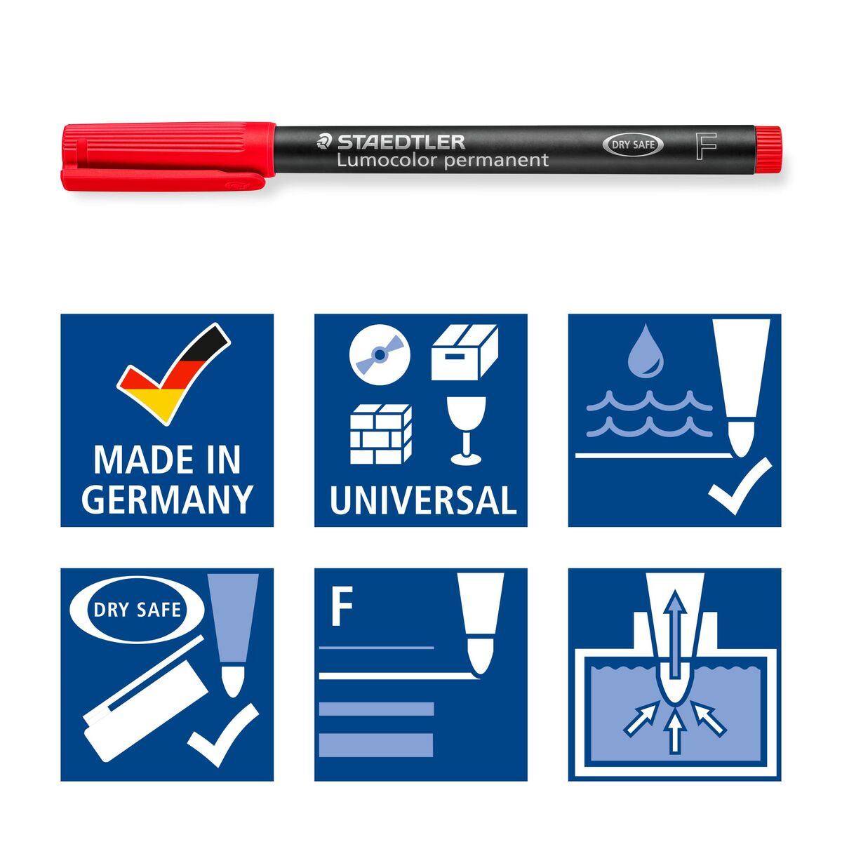 Marker permanent Staedtler 318-4 Portocaliu 0,6 mm 10 Piese (10 Unități) - Birou și papetărie, Pixuri, creioane și articole de scris