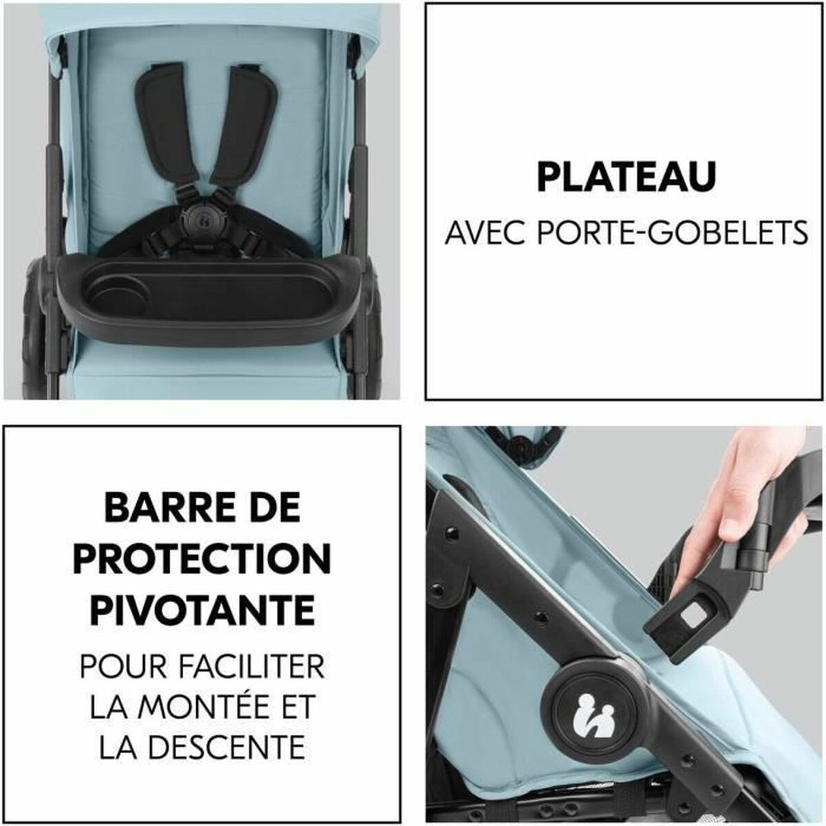 Cărucior de plimbat bebe Hauck Albastru - Bebelus, Cărucioare, scaune și accesorii