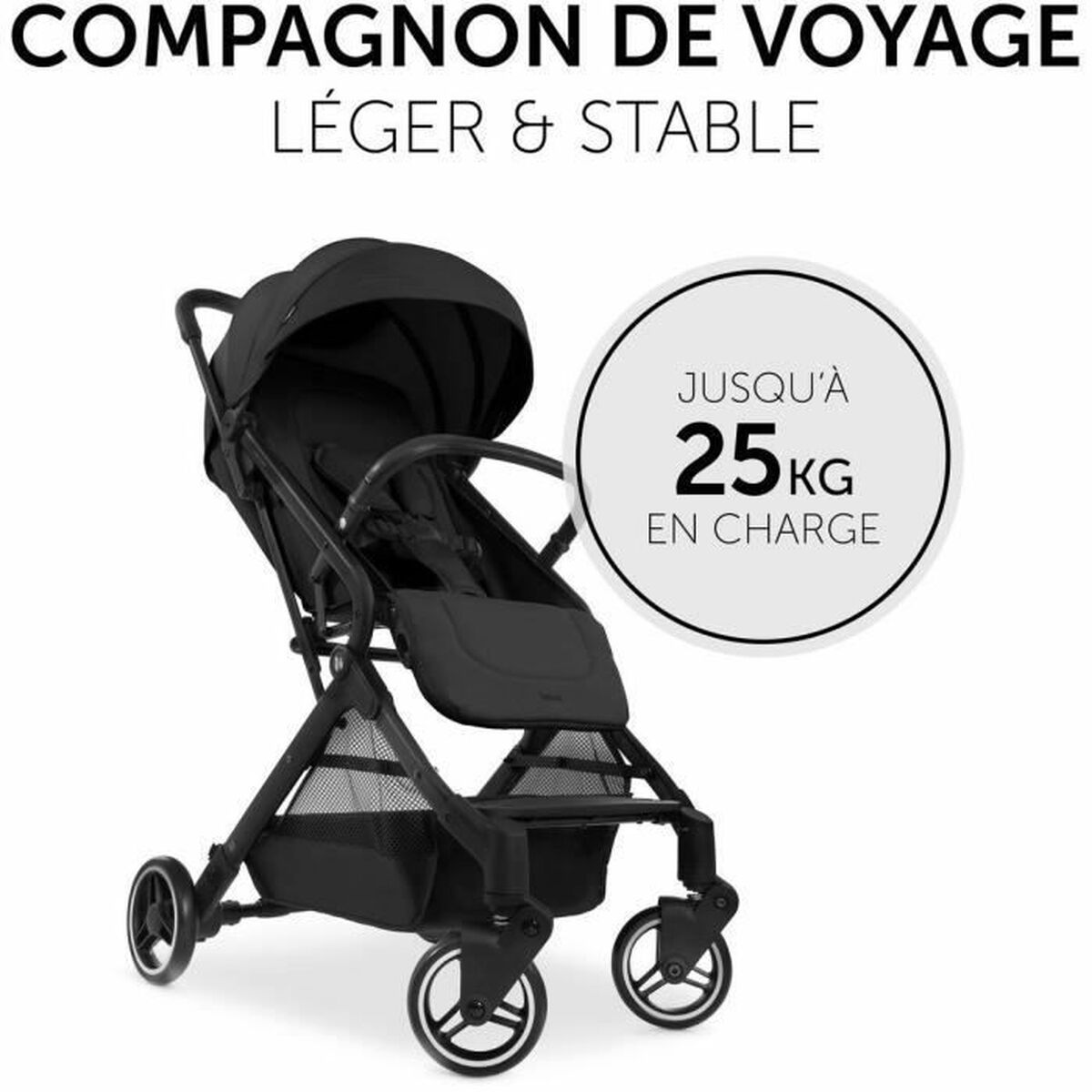 Cărucior de plimbat bebe Hauck Negru - Bebelus, Cărucioare, scaune și accesorii