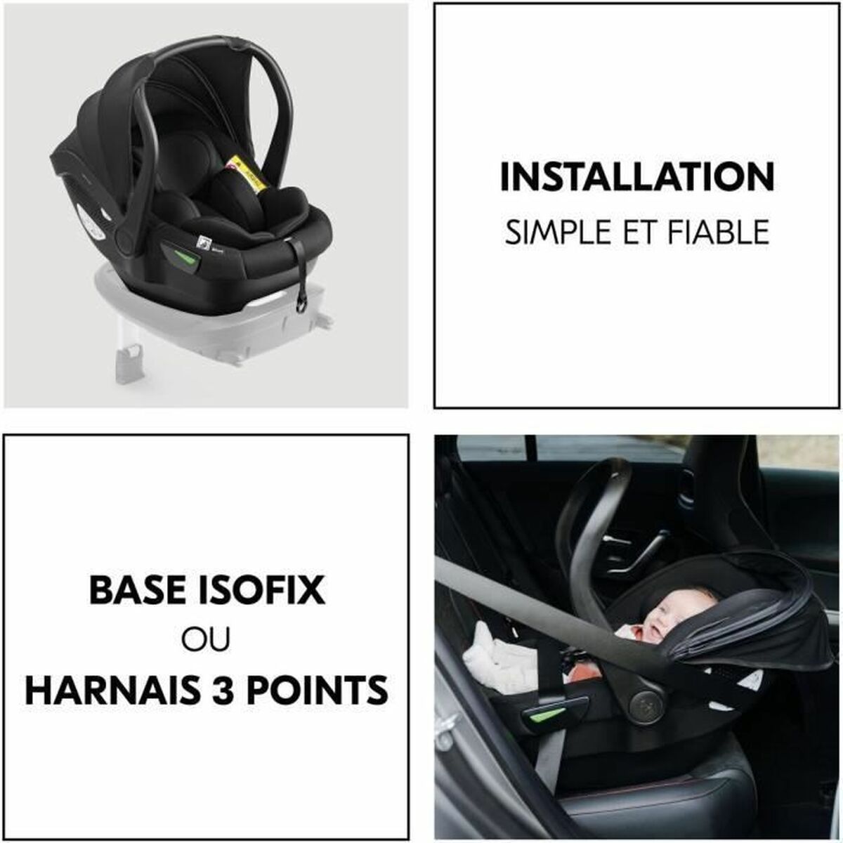Scaun Auto Hauck Negru - Bebelus, Scaune auto și accesorii