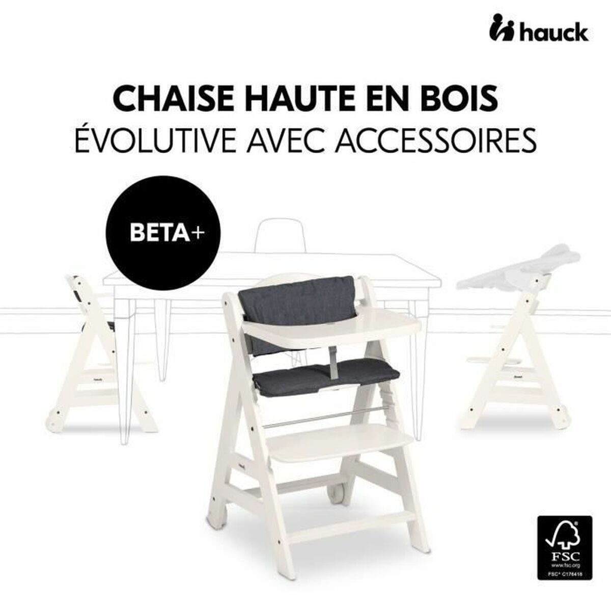 Scaun înalt Hauck Negru - Bebelus, Alăptarea și hrănirea