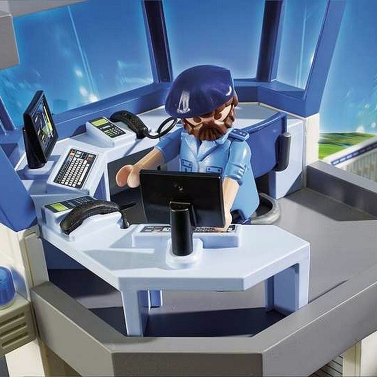 Playset City Action Police Station with Prison Playmobil 6919 - Jucarii si jocuri, Păpuși și figurine