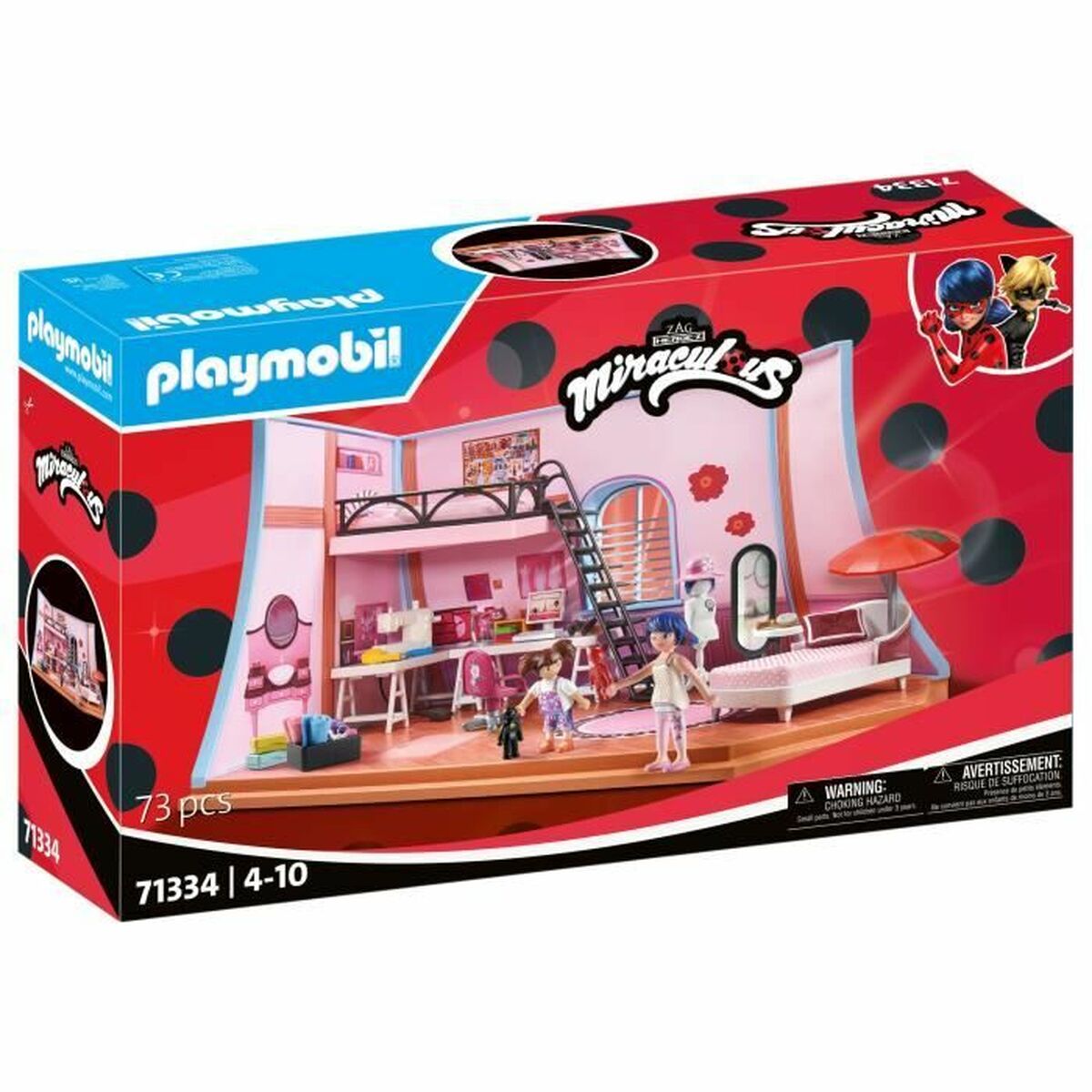 Playset Playmobil 71134 Miracolous 73 Piese - Jucarii si jocuri, Păpuși și figurine