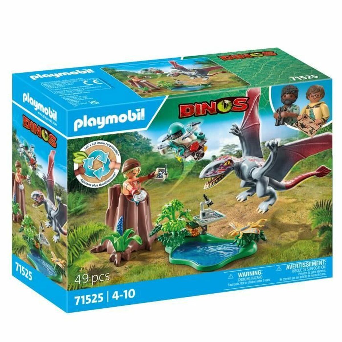 Playset Playmobil Dinos 71525 - Jucarii si jocuri, Păpuși și figurine