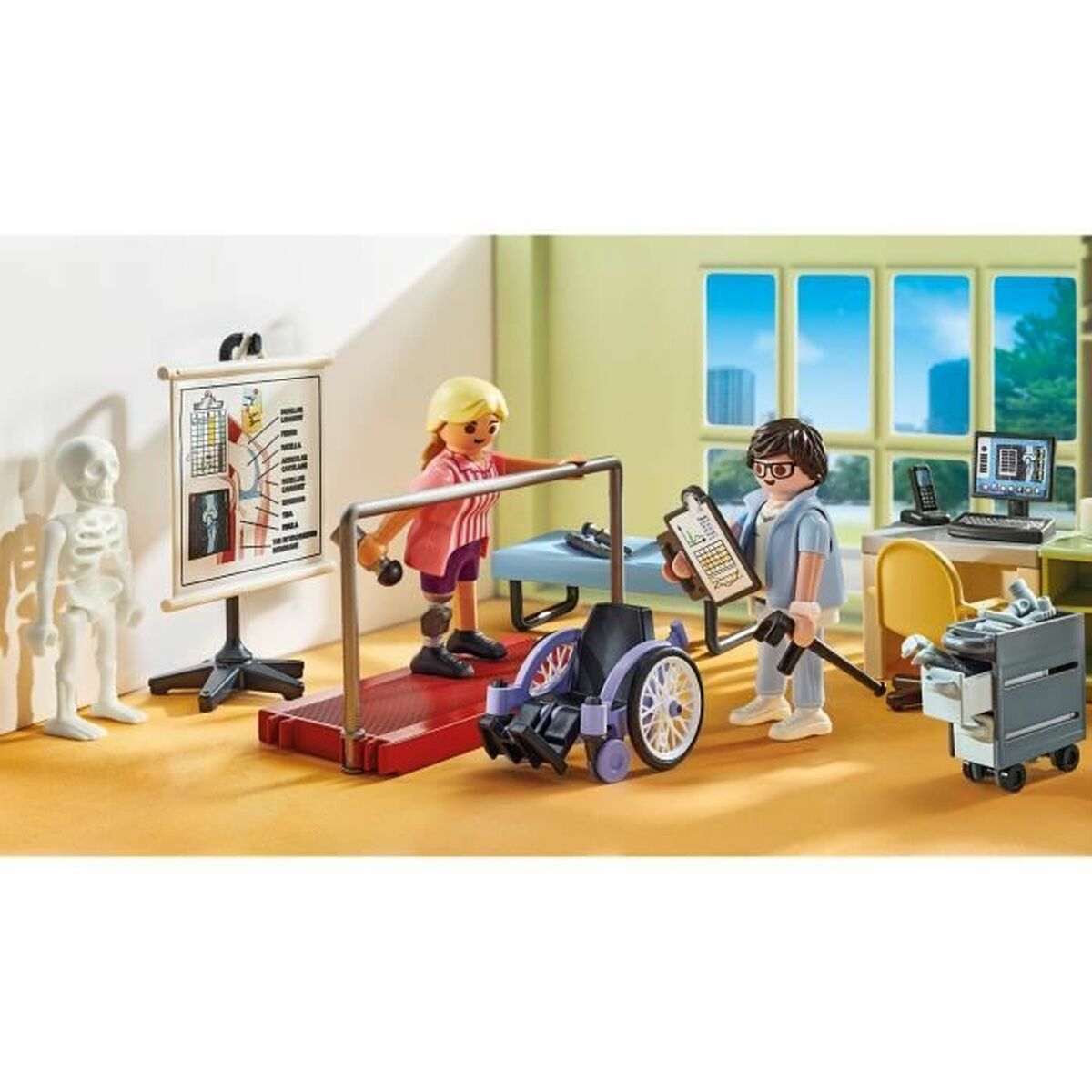 Playset Playmobil 71617 Physiotherapy Workshop - Jucarii si jocuri, Păpuși și figurine