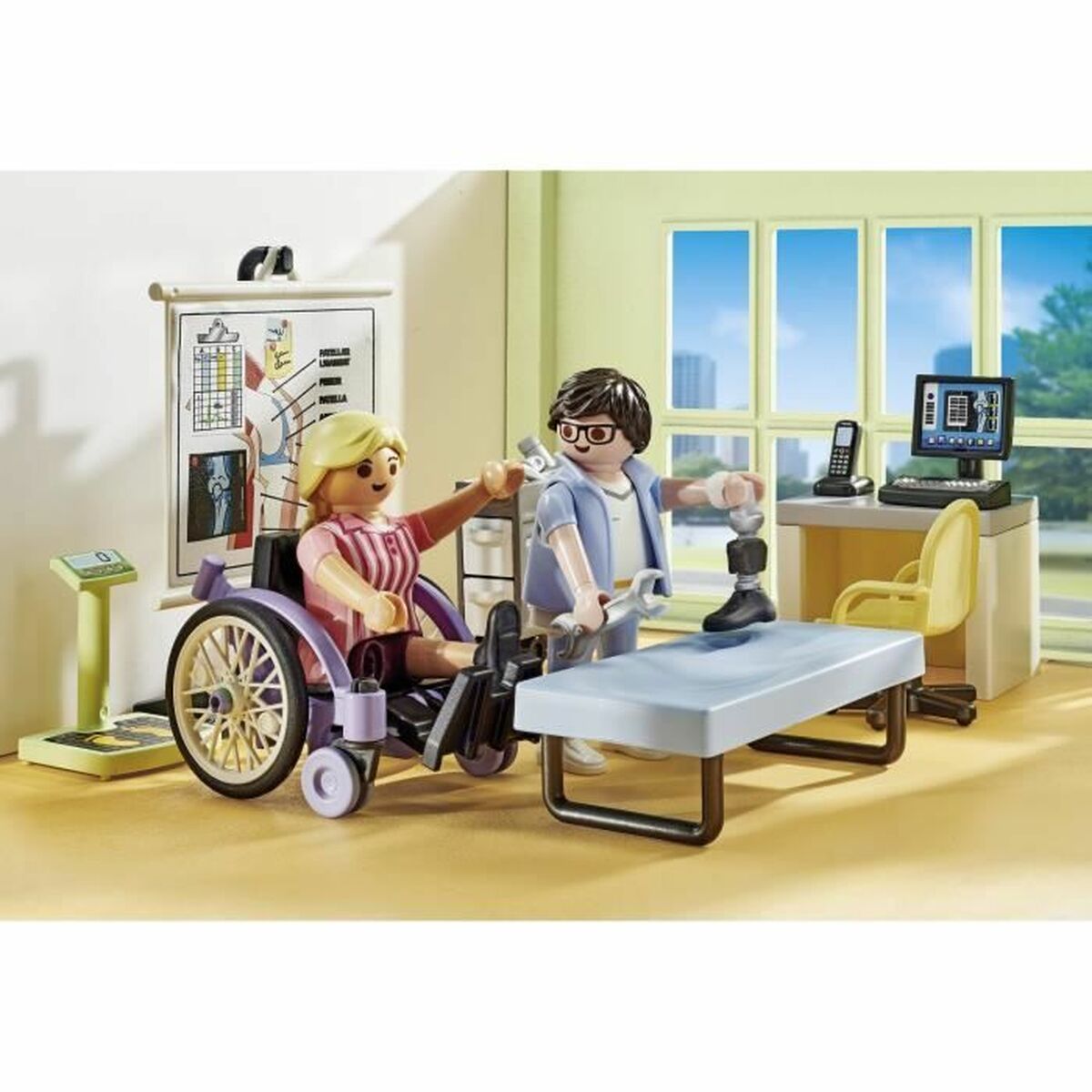 Playset Playmobil 71617 Physiotherapy Workshop - Jucarii si jocuri, Păpuși și figurine