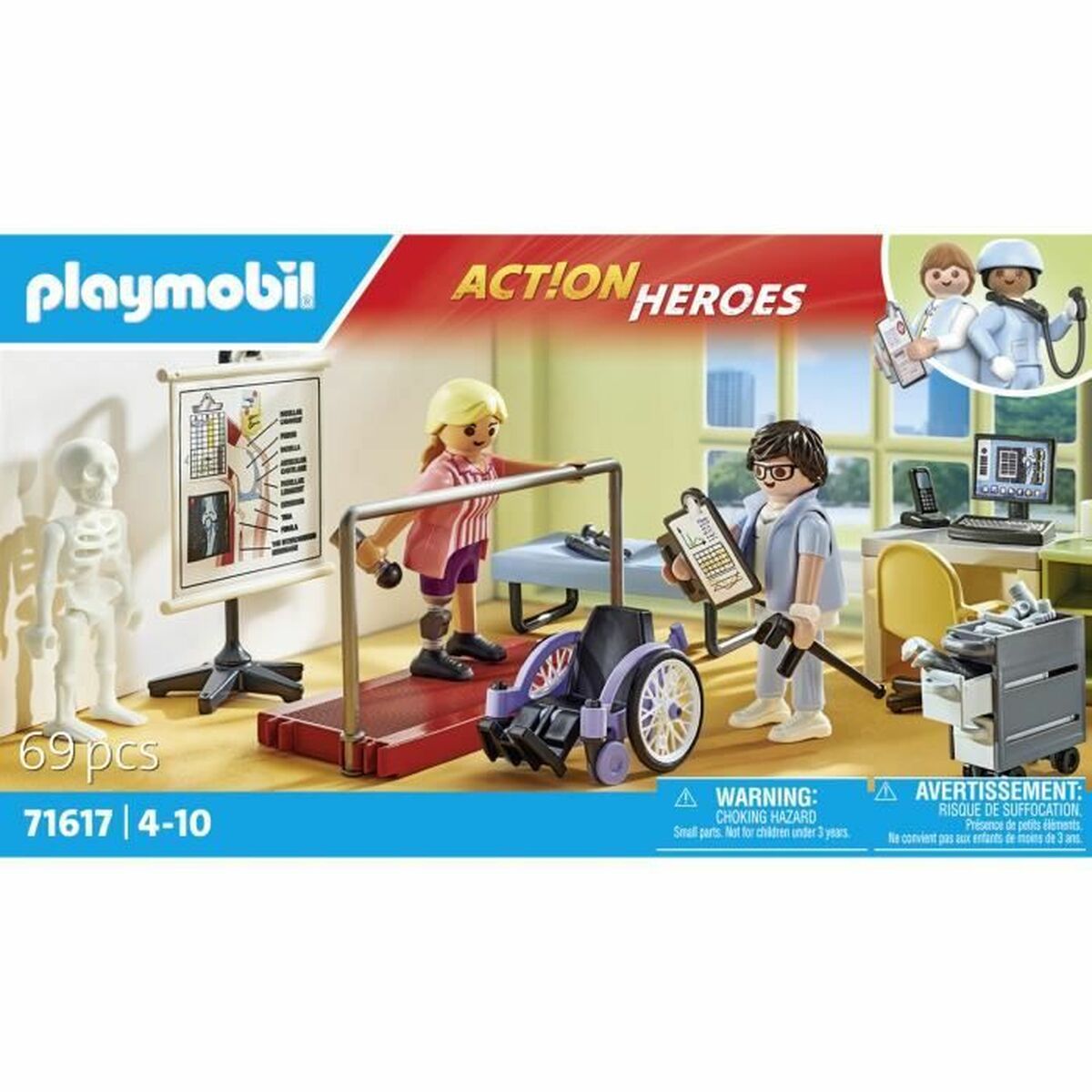 Playset Playmobil 71617 Physiotherapy Workshop - Jucarii si jocuri, Păpuși și figurine
