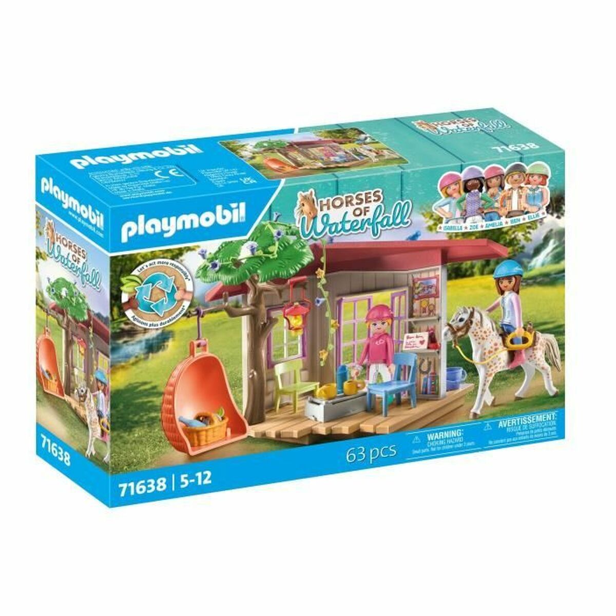 Playset Playmobil 71638 63 Piese - Jucarii si jocuri, Păpuși și figurine