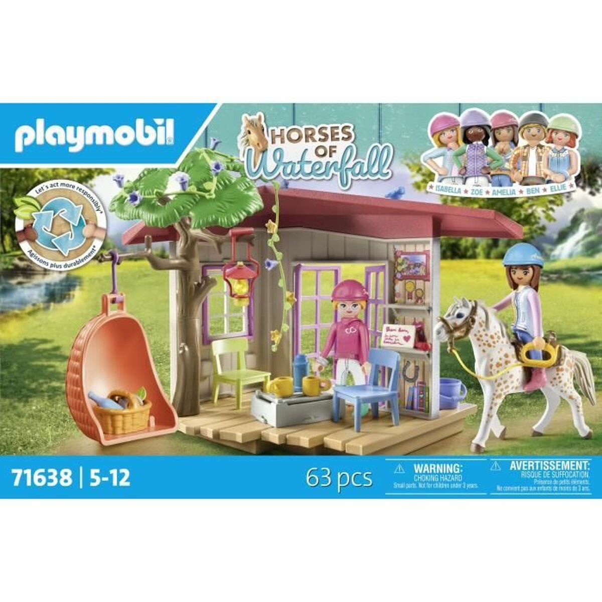 Playset Playmobil 71638 63 Piese - Jucarii si jocuri, Păpuși și figurine