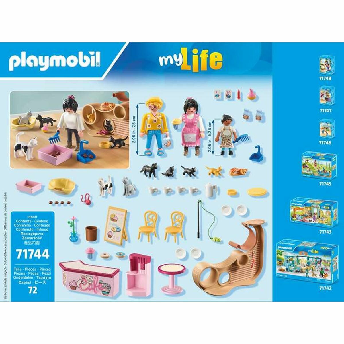 Playset Playmobil 71744 72 Piese - Jucarii si jocuri, Păpuși și figurine