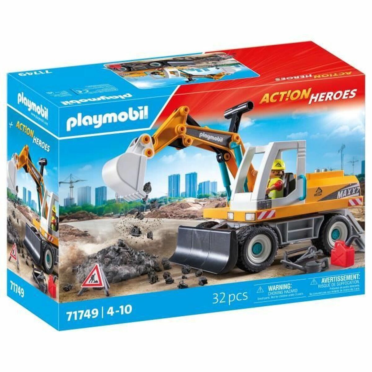 Set de Jucării cu Vehicule Playmobil 71749 32 Piese - Jucarii si jocuri, Păpuși și figurine