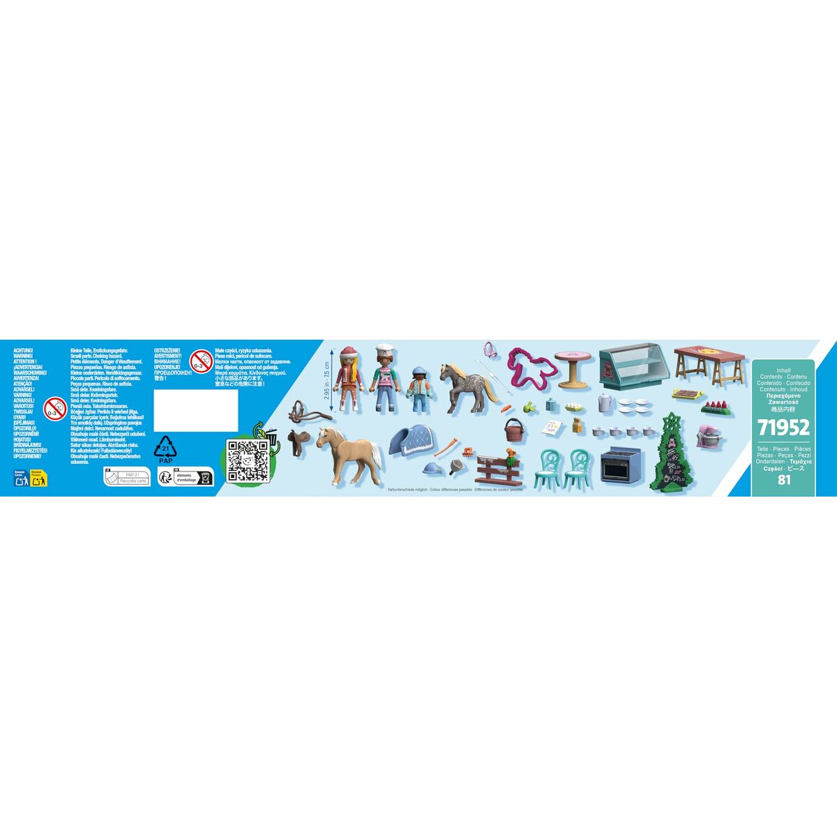 Playset Playmobil 71952 81 Piese - Jucarii si jocuri, Păpuși și figurine