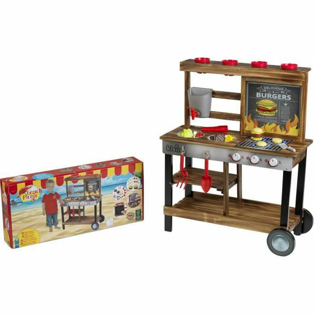 Grătar jucărie Klein Beach Picnic Jucărie - Jucarii si jocuri, Imitații de jocuri