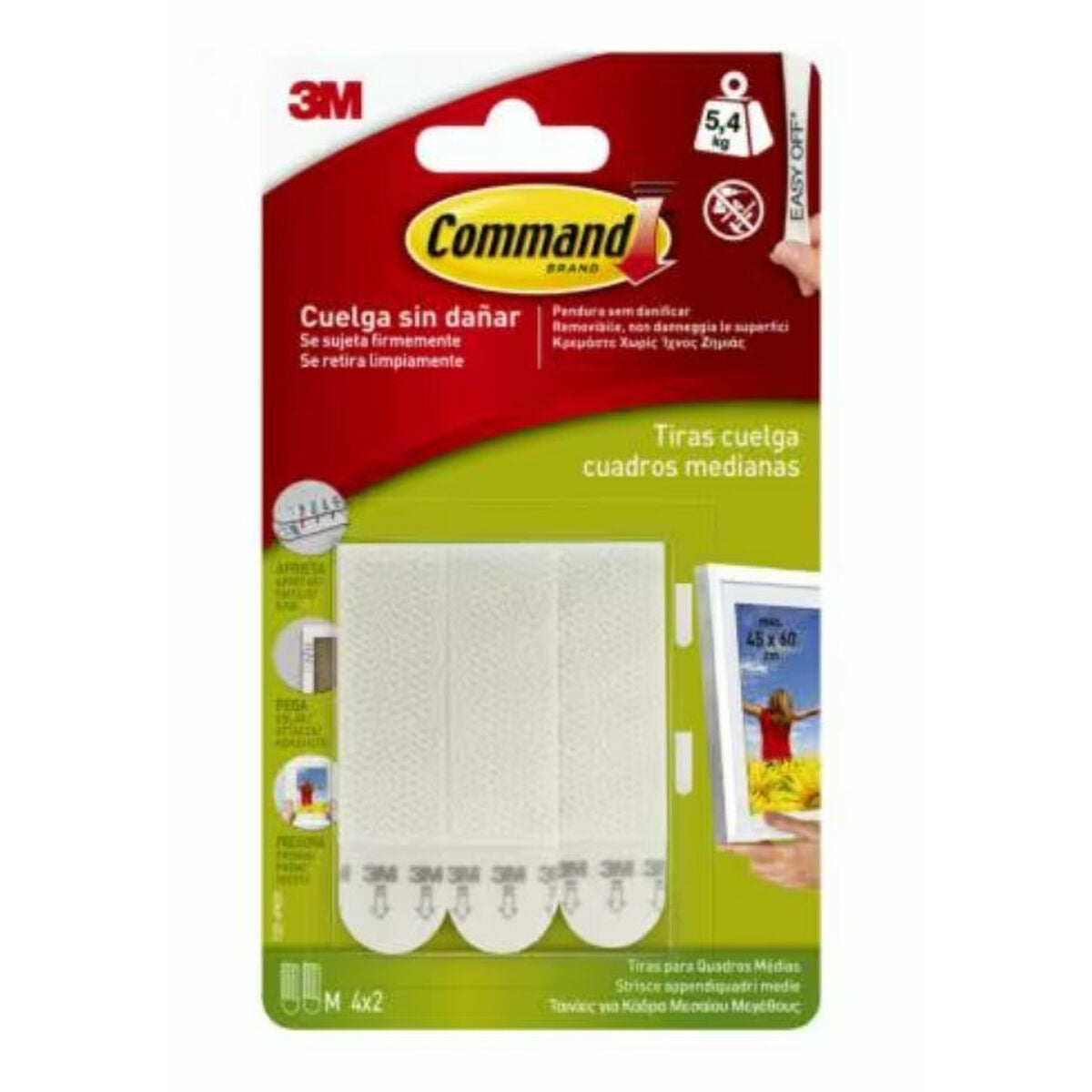Ghiozdan 3M 7100127044 Alb (4 Unități) - Birou și papetărie, Material școlar și educațional