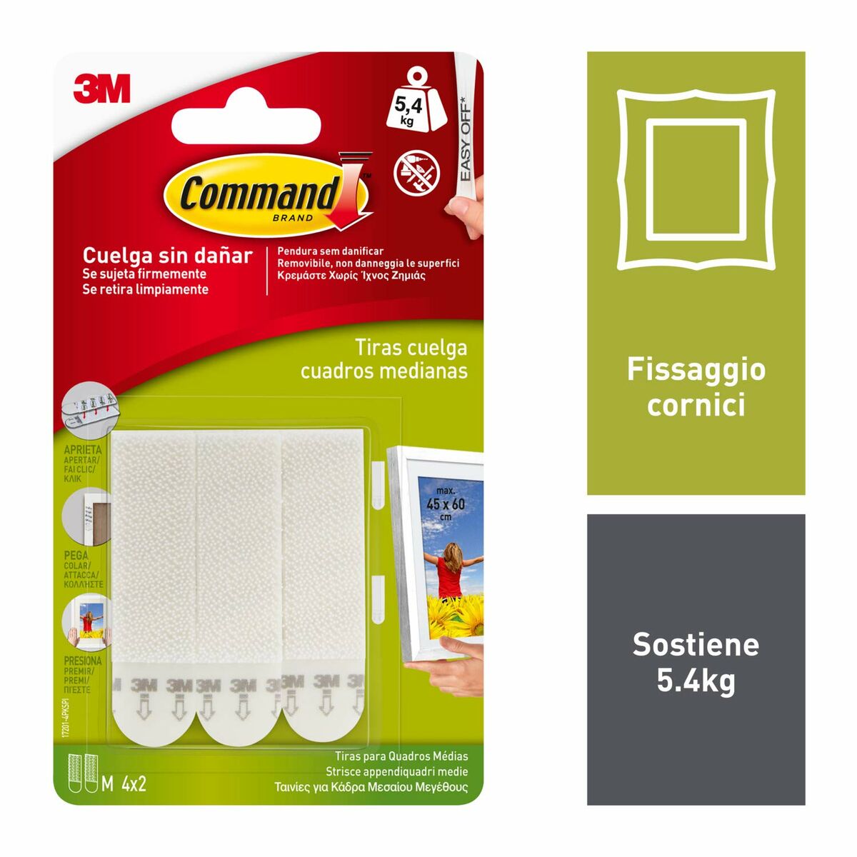 Ghiozdan 3M 7100127044 Alb (4 Unități) - Birou și papetărie, Material școlar și educațional