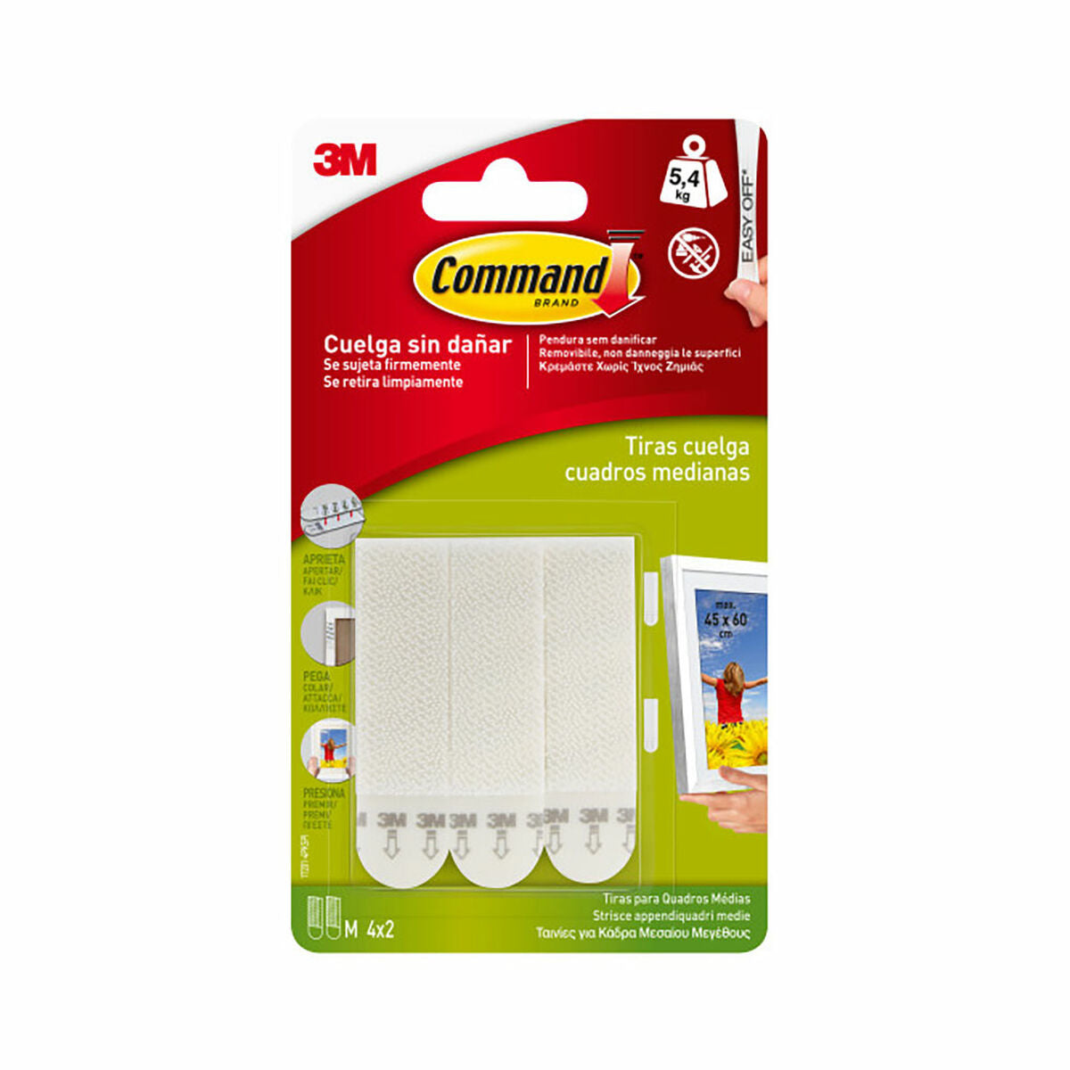 Ghiozdan 3M 7100127044 Alb (4 Unități) - Birou și papetărie, Material școlar și educațional