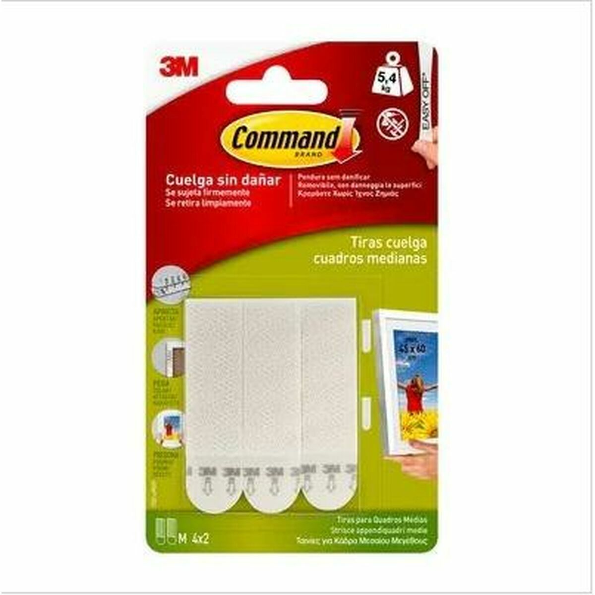 Ghiozdan 3M 7100127044 Alb (4 Unități) - Birou și papetărie, Material școlar și educațional