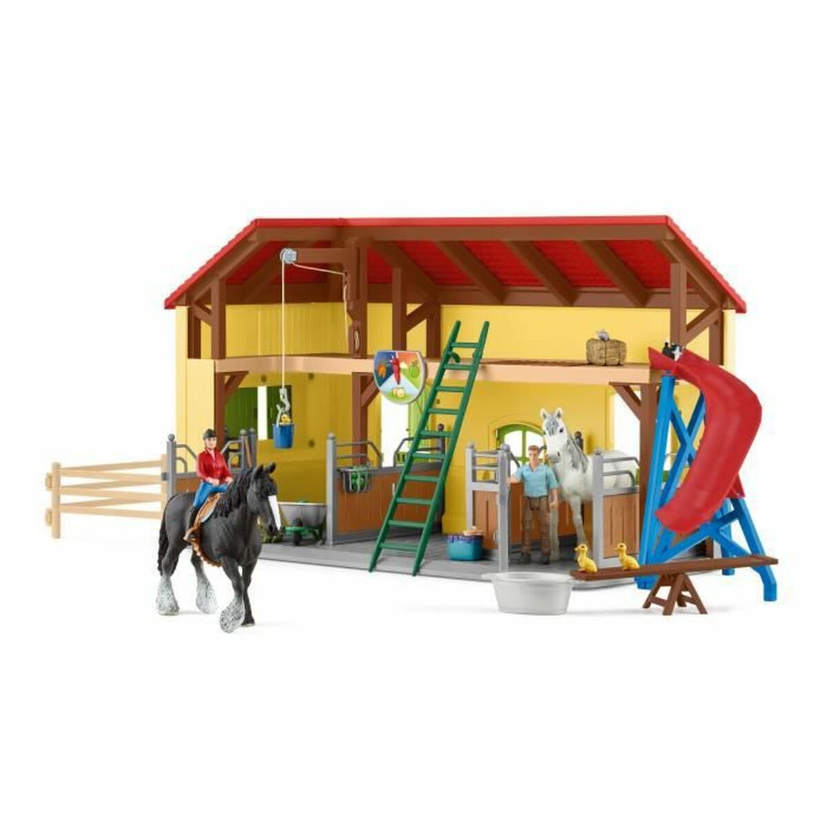 Playset Schleich 42485 Fermă - Jucarii si jocuri, Păpuși și figurine