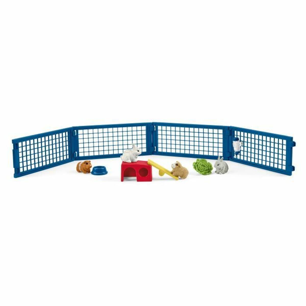 Set de Animale de Fermă Schleich Rabbit and guinea pig hutch Iepure Plastic - Jucarii si jocuri, Păpuși și figurine
