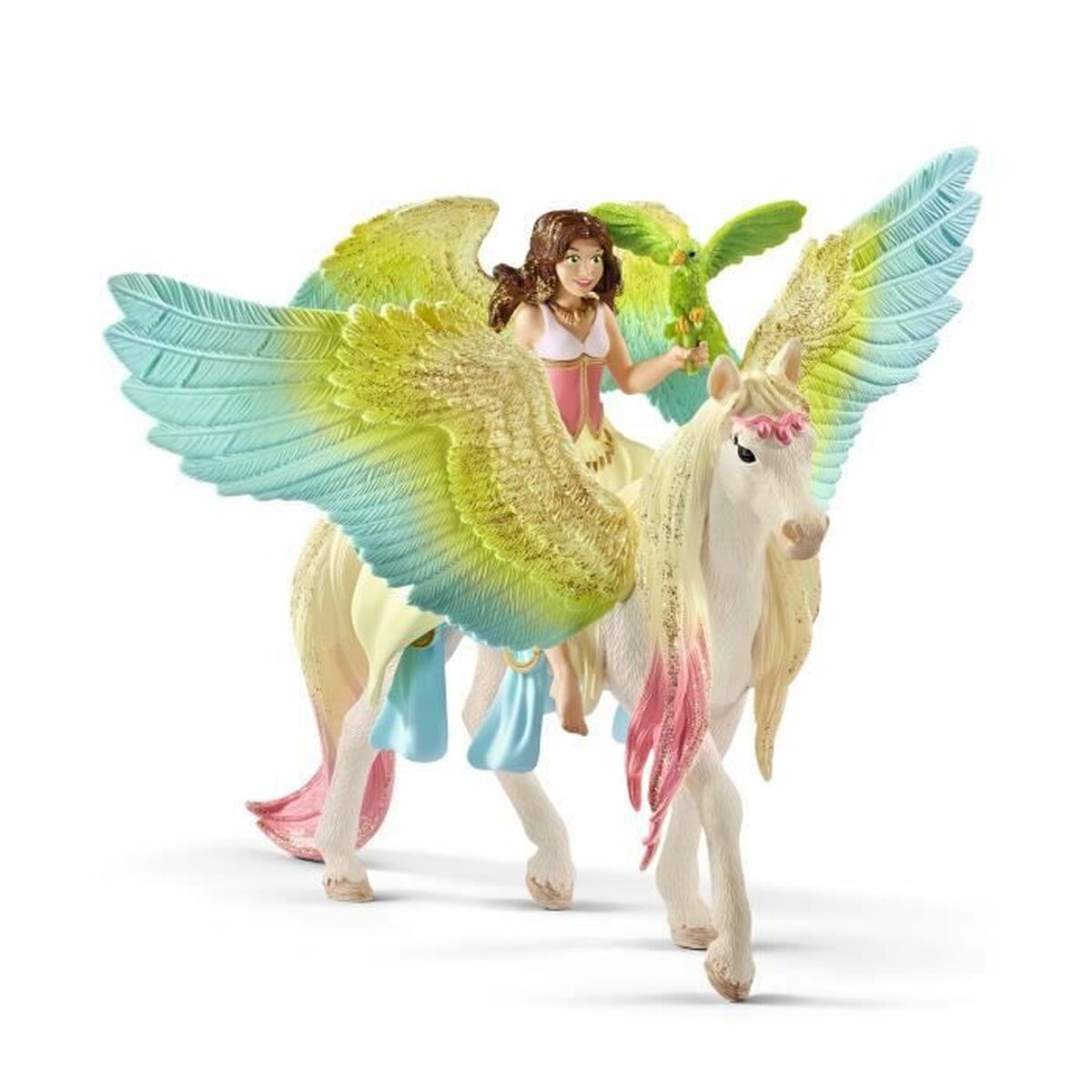 Figurine de Acțiune Schleich Fairy Surah with glitter Pegasus - Jucarii si jocuri, Păpuși și figurine