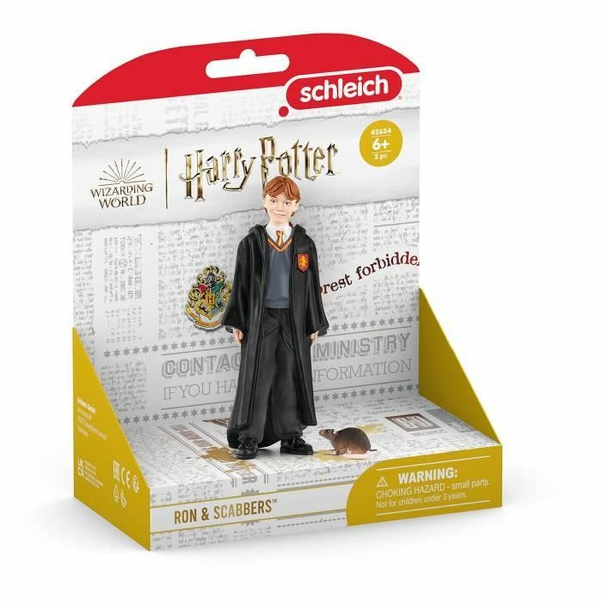 Figurine de Acțiune Schleich Ron Weasley & Scabbers Modern - Jucarii si jocuri, Păpuși și figurine