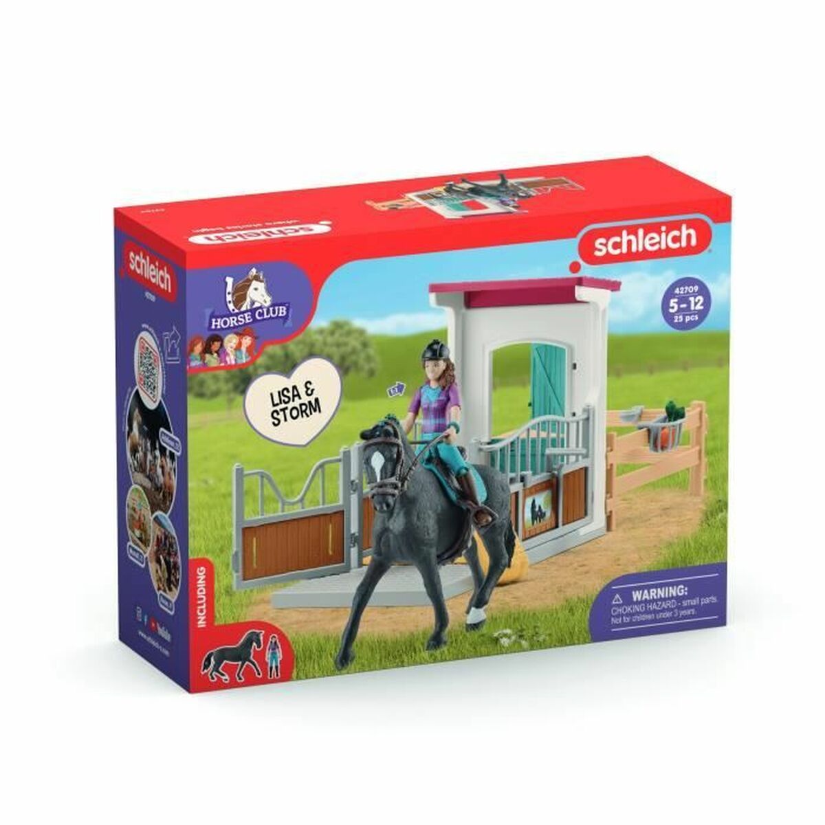 Playset Schleich Horse Club 25 x 10 x 19 cm 8 x 24 x 19 cm 32 Piese - Jucarii si jocuri, Păpuși și figurine