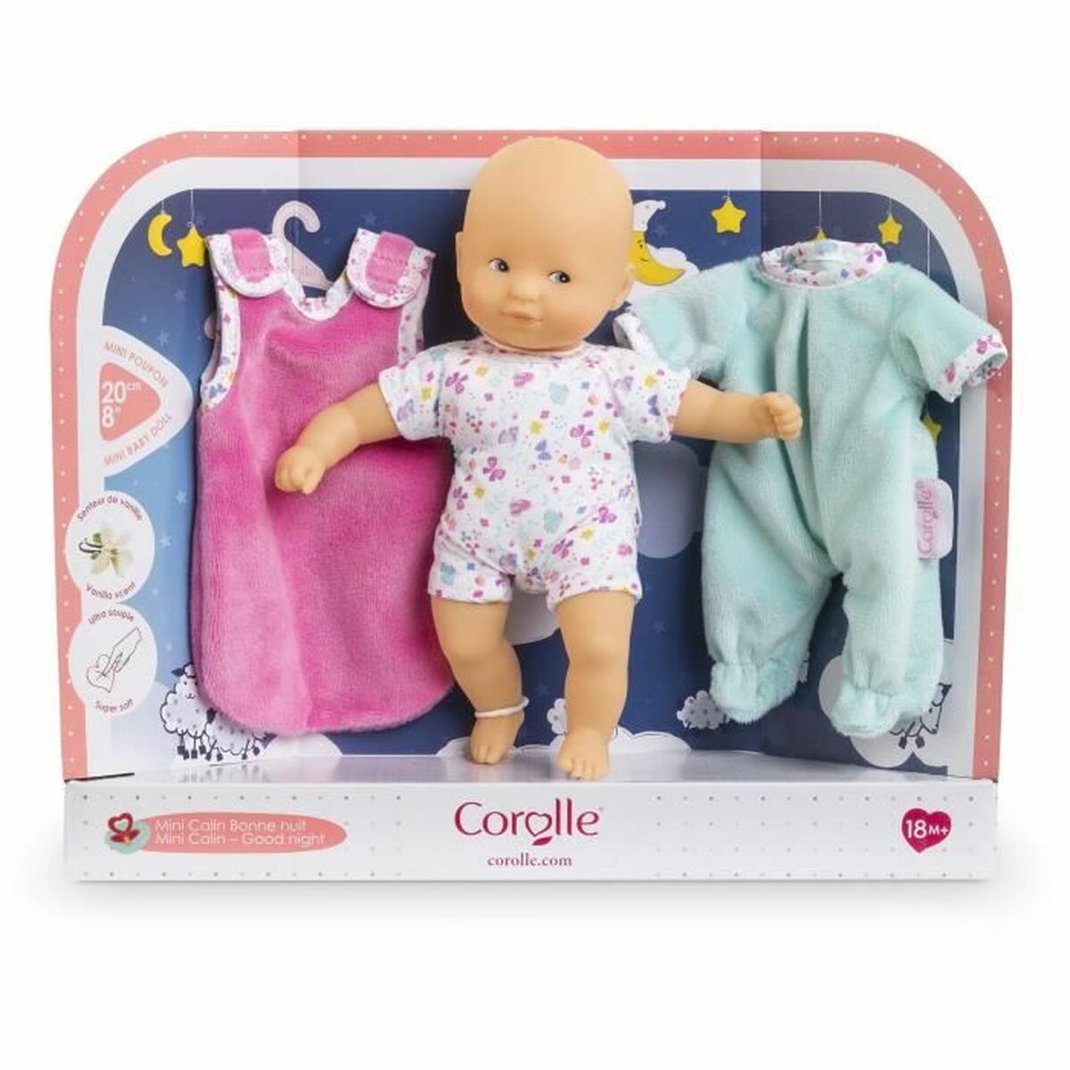 Păpușă bebeluș Corolle Mini Calin Bonne Nuit Papillons - Jucarii si jocuri, Păpuși și accesorii