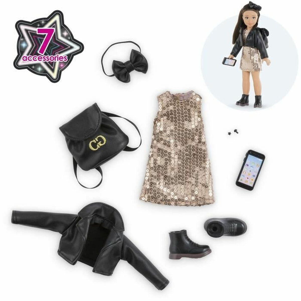 Accesorii pentru papusi Corolle Party dressing - Jucarii si jocuri, Păpuși și accesorii