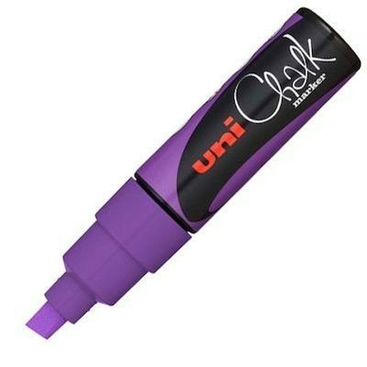 Markere cu cretă lichidă Uni-Ball PWE-8K Violet (6 Piese) (6 Unități) - Birou și papetărie, Pixuri, creioane și articole de scris