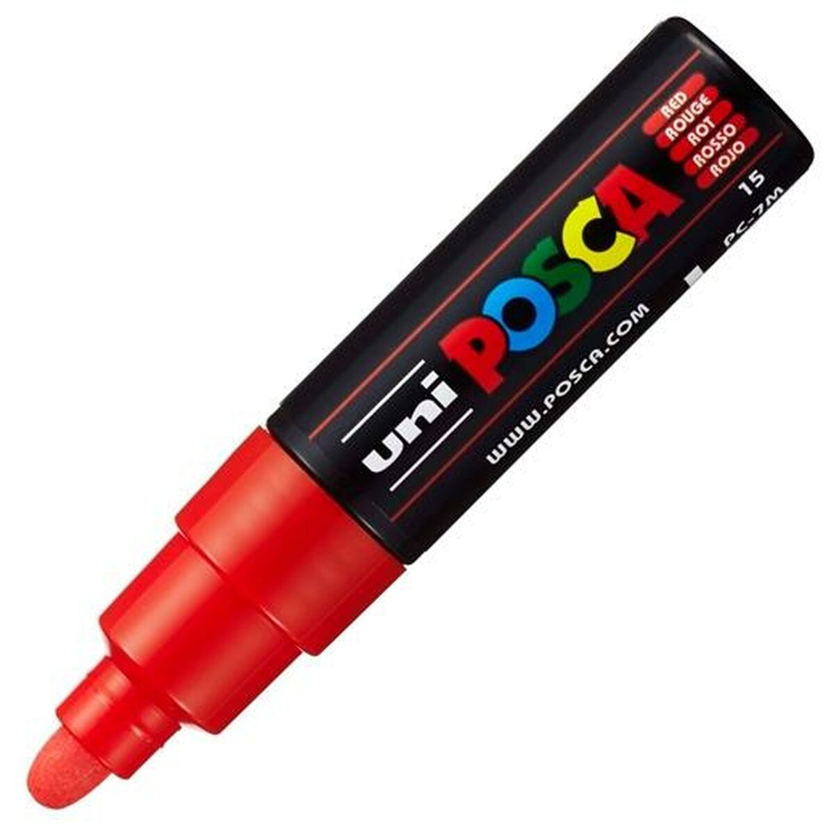 Carioci POSCA PC-7M Roșu (6 Unități) - Birou și papetărie, Pixuri, creioane și articole de scris