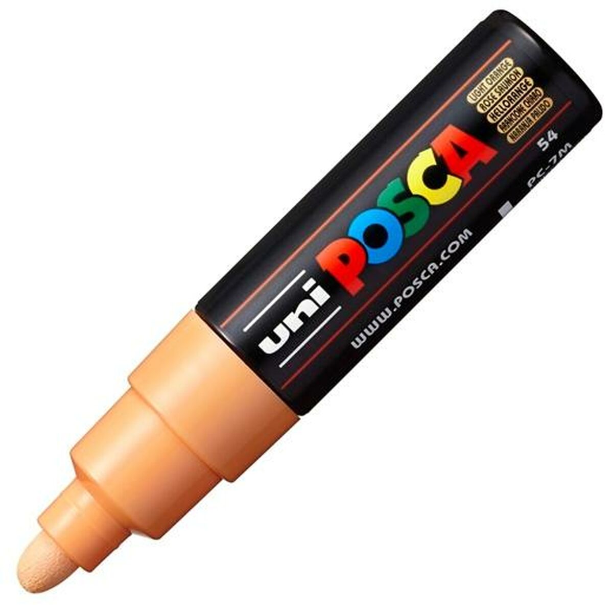 Carioci POSCA PC-7M Light Portocaliu 6 Unități - Birou și papetărie, Pixuri, creioane și articole de scris