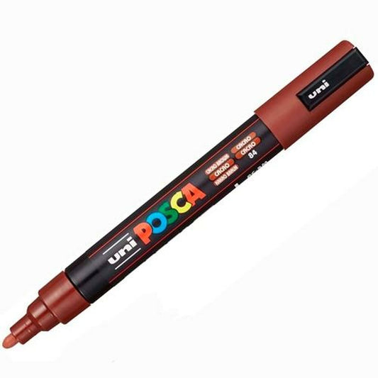 Marcaj de vopsea acrilică POSCA PC-5M Cacao 1,8-2,5 mm (6 Unități) - Birou și papetărie, Pixuri, creioane și articole de scris