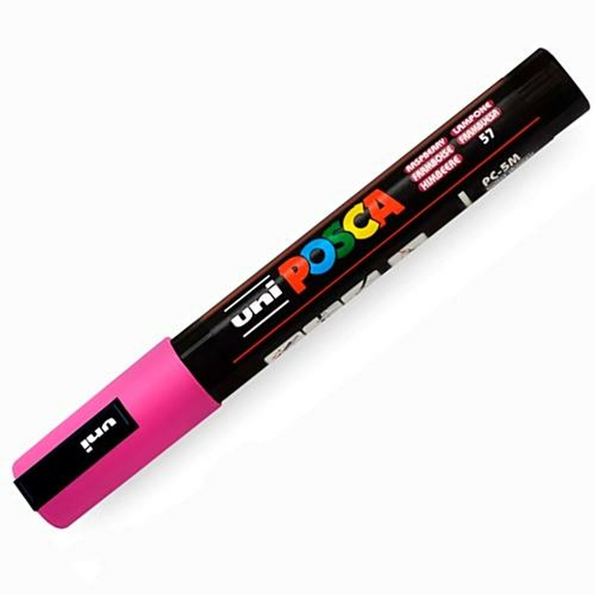 Marcaj de vopsea acrilică POSCA PC-5M Zmeură 1,8-2,5 mm (6 Unități) - Birou și papetărie, Pixuri, creioane și articole de scris