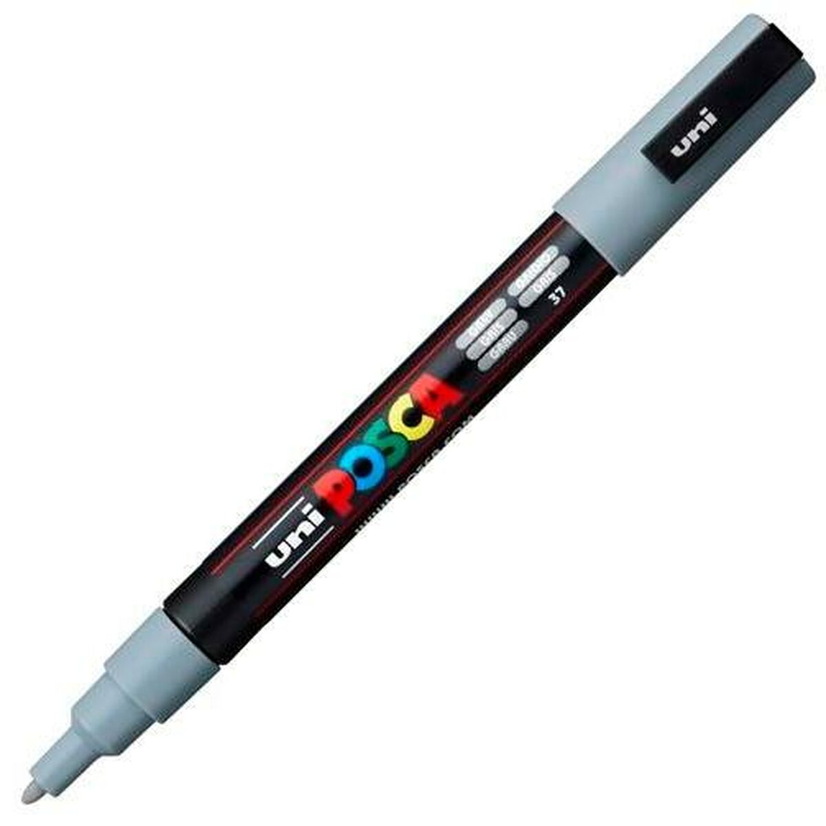 Cariocă POSCA PC-3M Gri (6 Unități) - Birou și papetărie, Pixuri, creioane și articole de scris