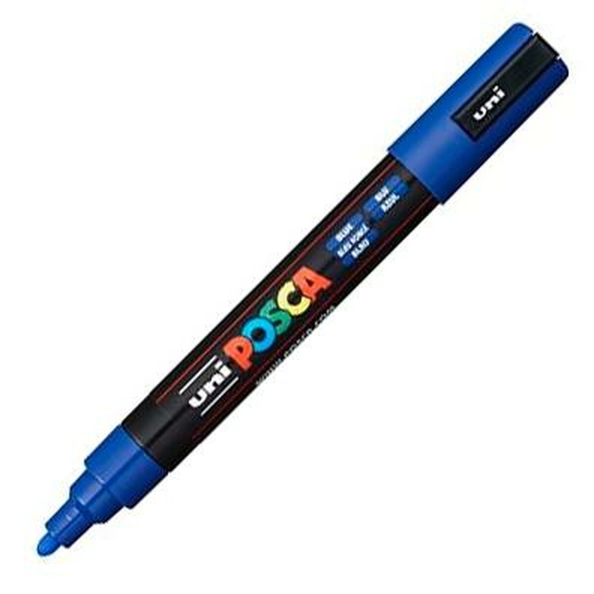 Carioci POSCA PC-5M Albastru (6 Unități) - Birou și papetărie, Pixuri, creioane și articole de scris