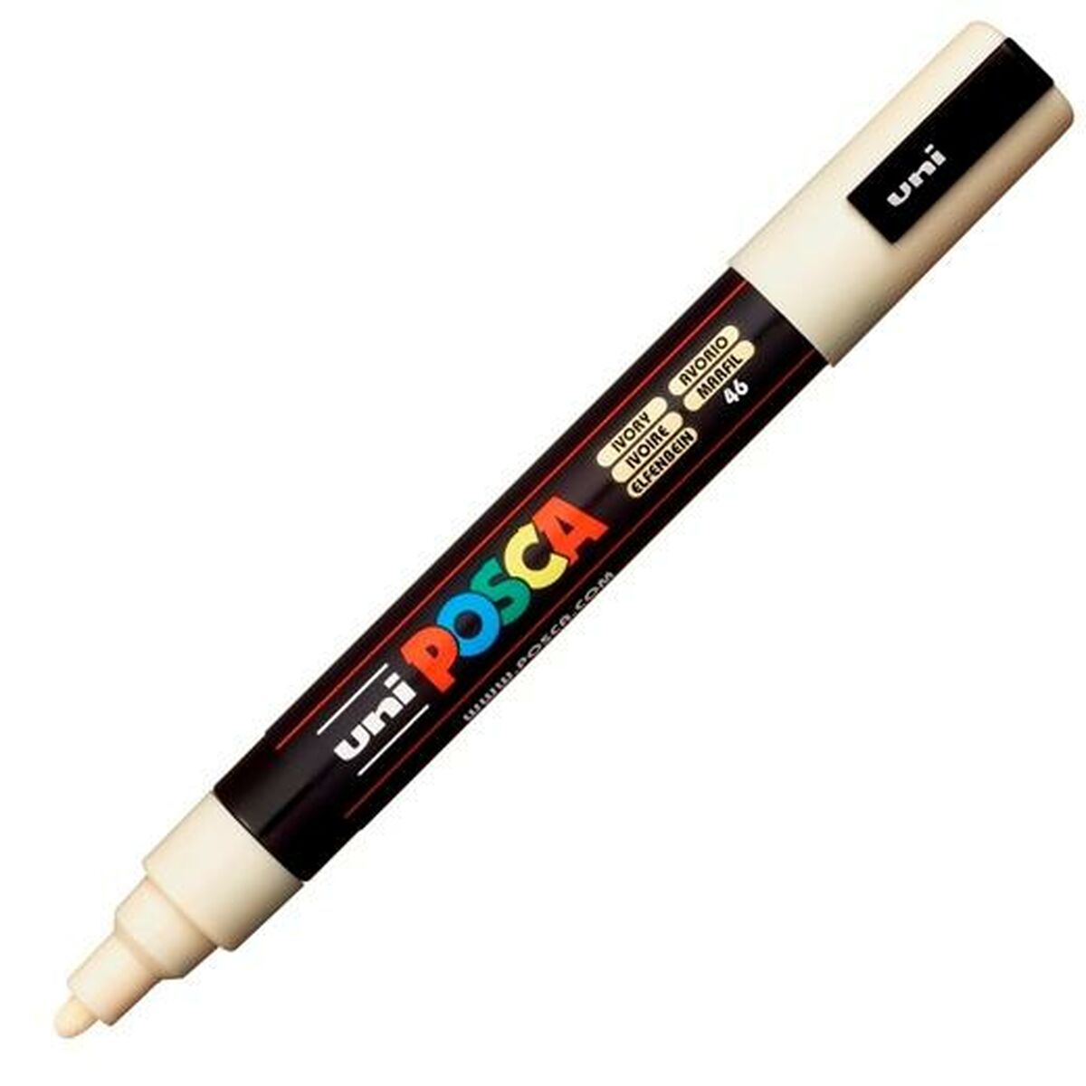 Carioci POSCA PC-5M Fildeș (6 Piese) (6 Unități) - Birou și papetărie, Pixuri, creioane și articole de scris