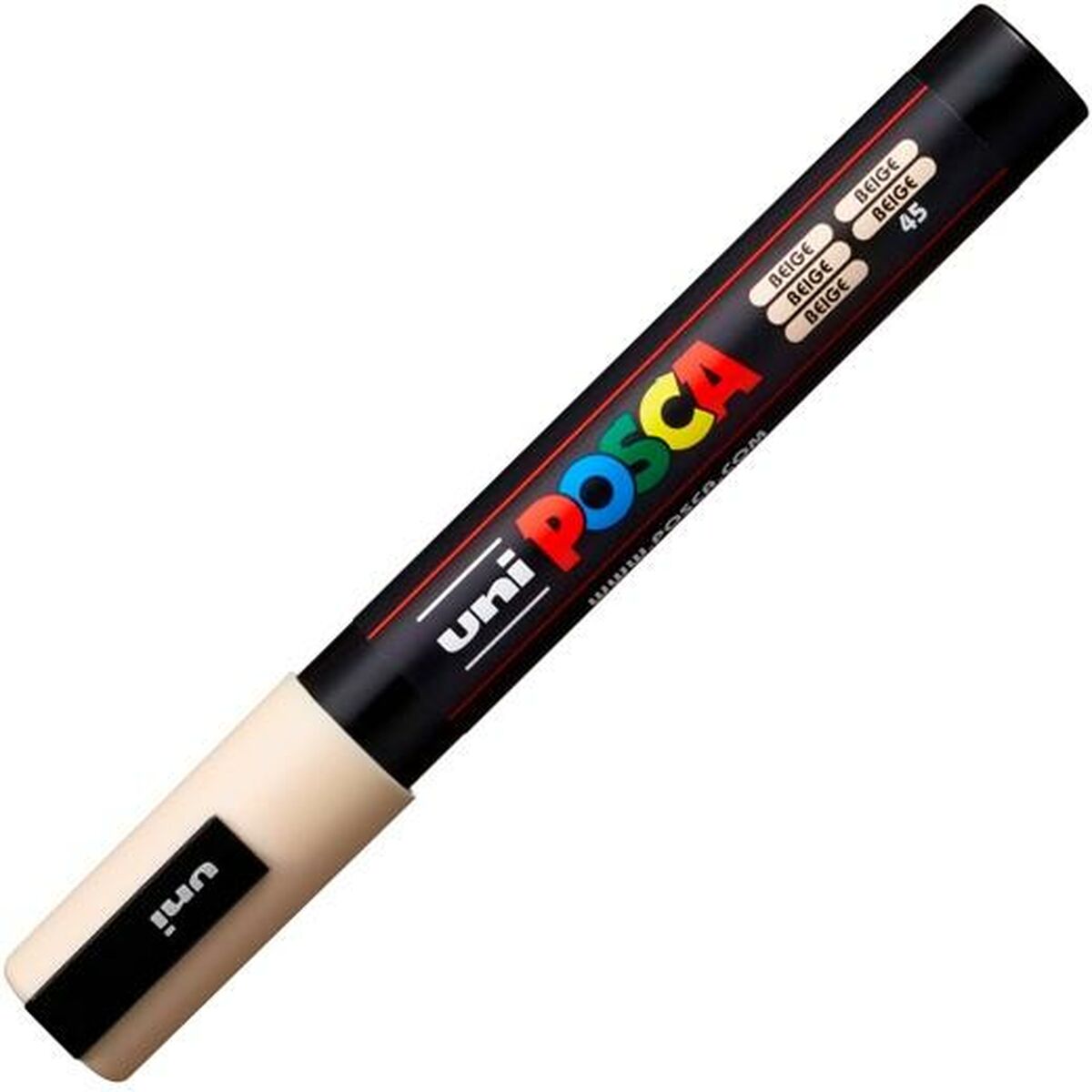 Marcaj de vopsea acrilică POSCA PC-5M Bej 1,8-2,5 mm (6 Unități) - Birou și papetărie, Pixuri, creioane și articole de scris