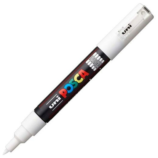 Carioci POSCA PC-1M Alb Negru (6 Unități) - Birou și papetărie, Pixuri, creioane și articole de scris