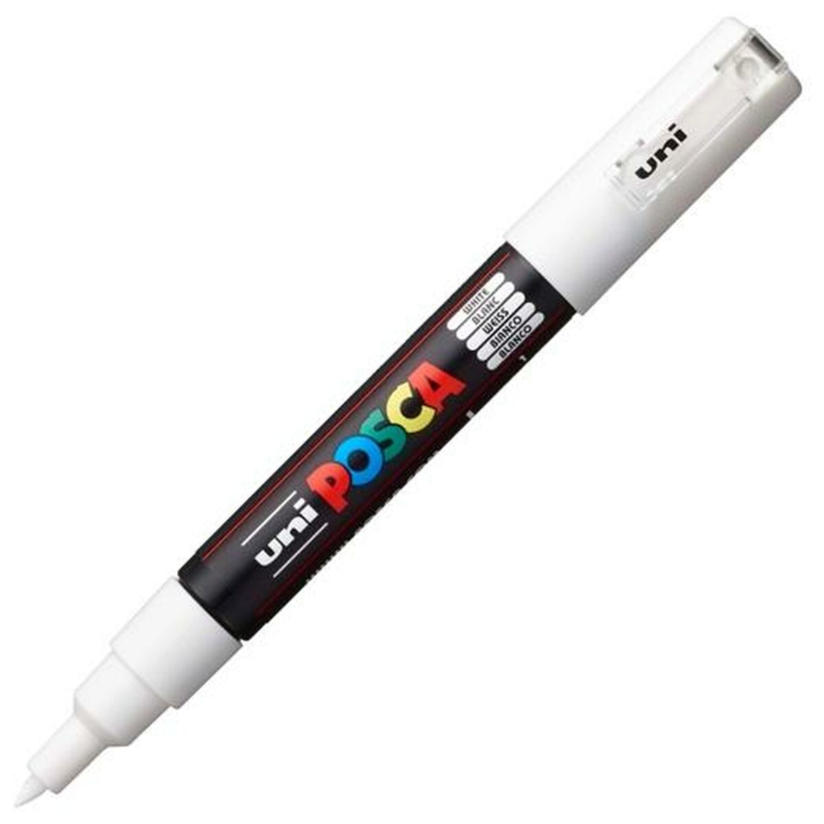 Carioci POSCA PC-1M Alb Negru (6 Unități) - Birou și papetărie, Pixuri, creioane și articole de scris