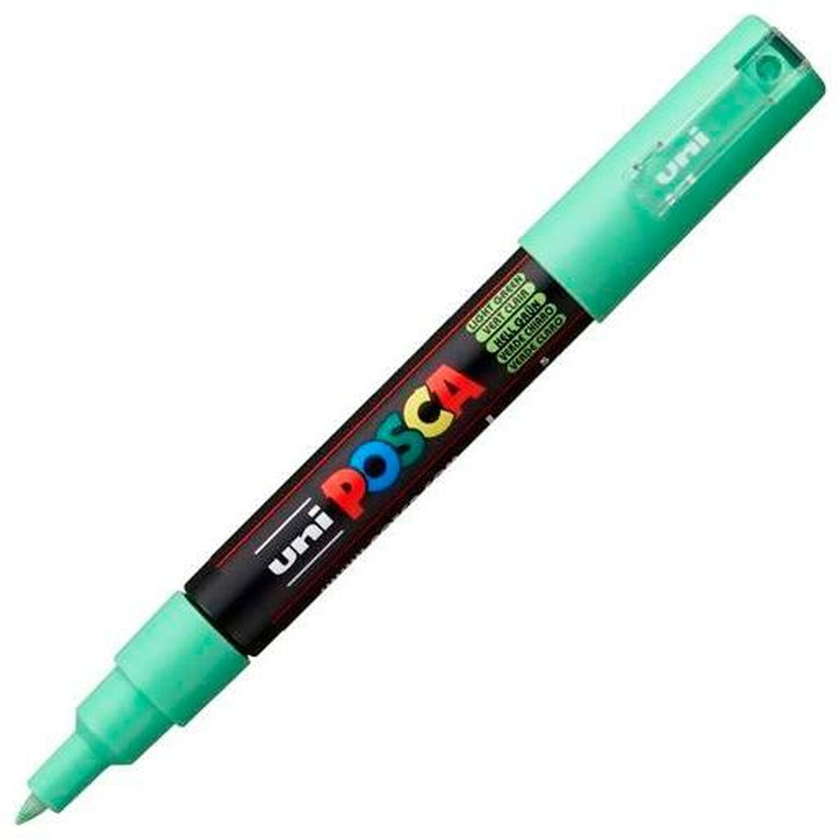 Cariocă POSCA PC-1M Verde deschis (6 Unități) - Birou și papetărie, Pixuri, creioane și articole de scris