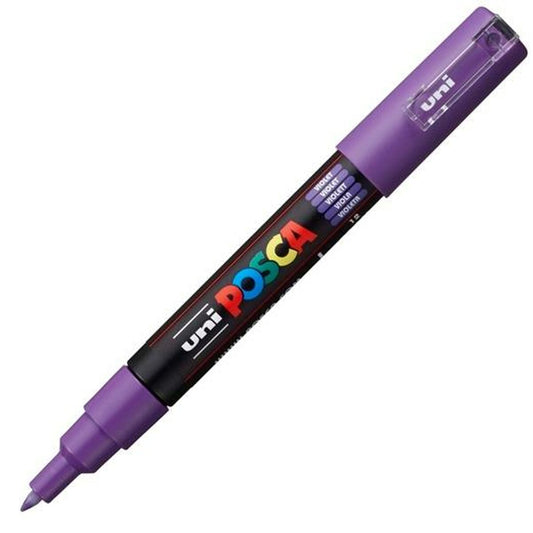 Carioci POSCA PC-1M Violet (6 Unități) - Birou și papetărie, Pixuri, creioane și articole de scris