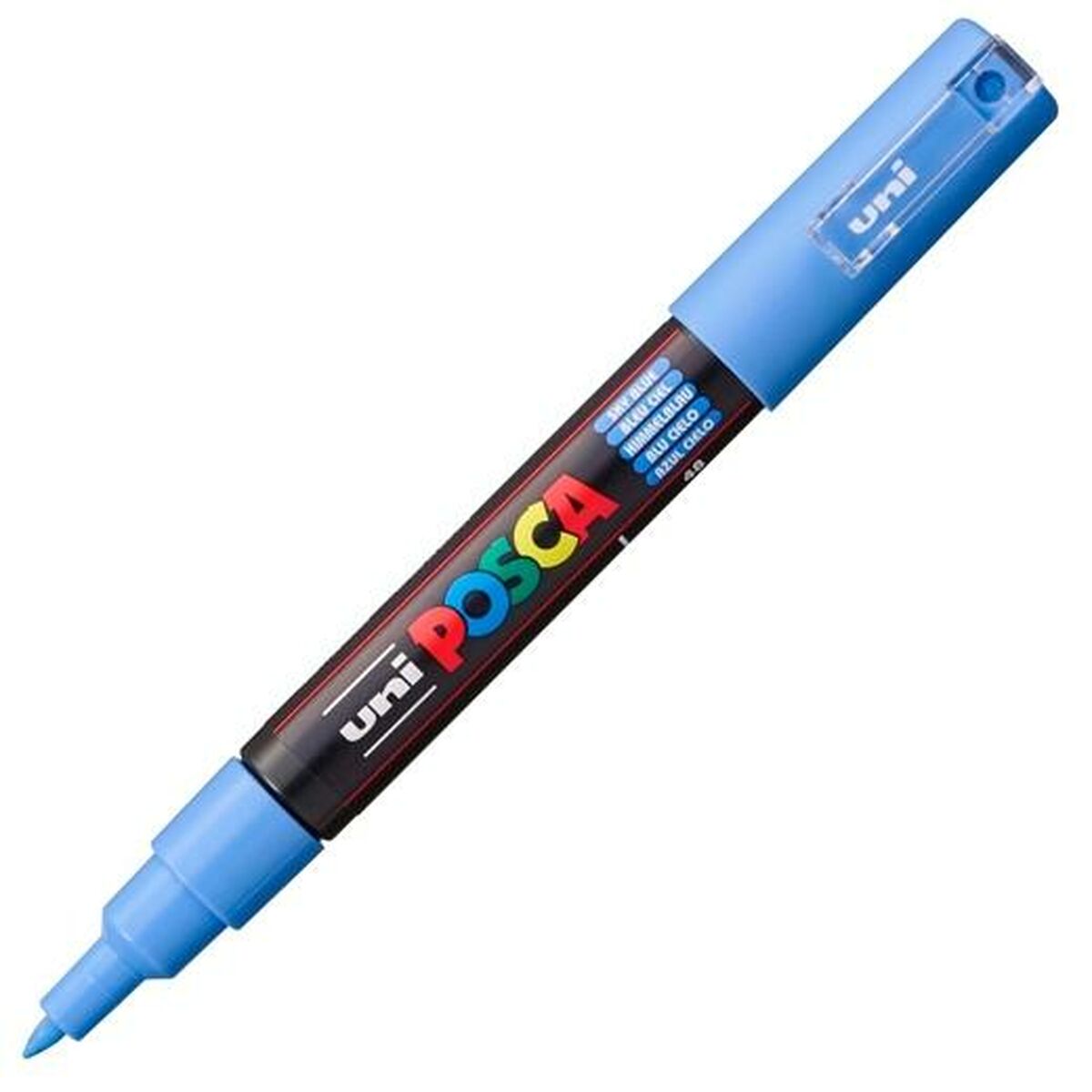 Carioci POSCA PC-1M Albastru celest (6 Unități) - Birou și papetărie, Pixuri, creioane și articole de scris