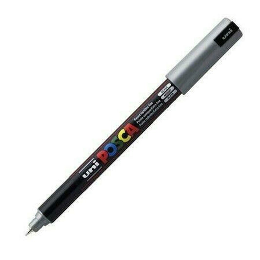 Carioci POSCA PC-1MR Argintiu (6 Unități) - Birou și papetărie, Pixuri, creioane și articole de scris